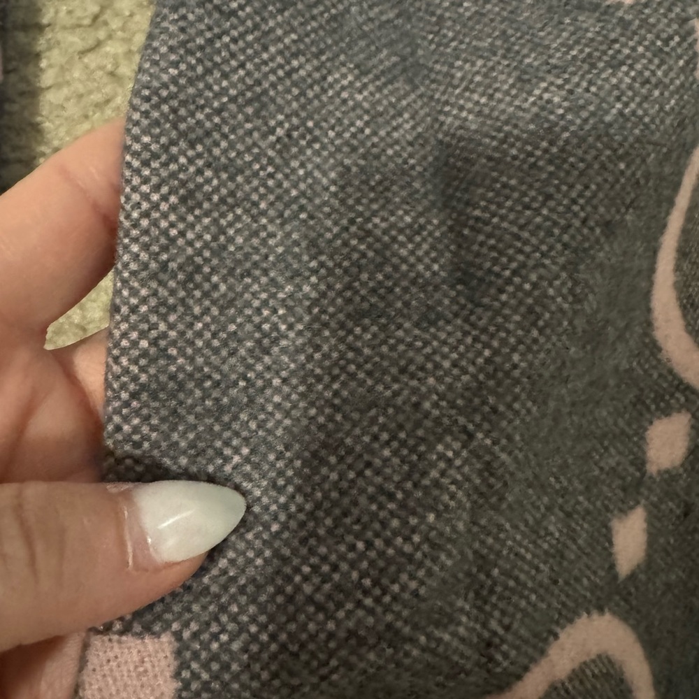 Gucci Gray and Pink Scarf - Picture 3 of 4